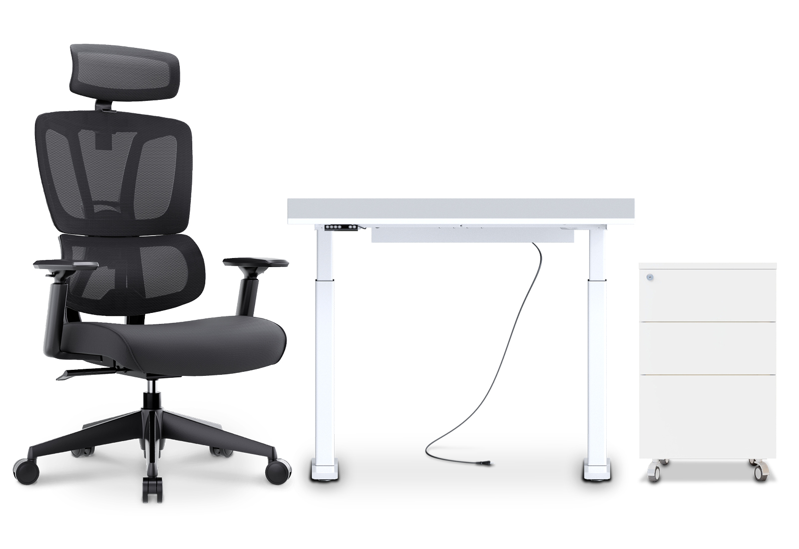 Piedistallo Mobile Con 4 Cassetti: Mobile Per Ufficio/casa In Effetto Rovere Sonoma, Ruote, Dimensioni 40x65x36 Cm