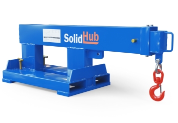Braccio gru KA2500 per carrello elevatore a forche, carico max. 2.500 kg, SolidHub 