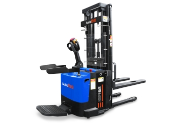Stoccatore / carrello elevatore elettrico HEF16/5 con postazione di guida, altezza di sollevamento 90  - 5.000 mm, portata 1.600 kg, SolidHub 