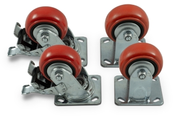 Set di rotelle con e senza freno per MK600, SolidHub