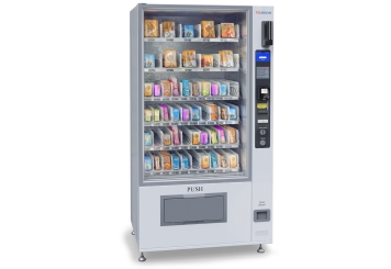 Distributore automatico elettrico VA-6K con refrigerazione, verifica dell'età e pagamento con carta, TecMaschin 