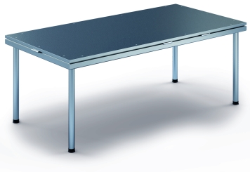 2 m x 1 m Palco mobile EBM850/2, 805 mm alto, 1 moduli 850 kg carico massimo per modulo 