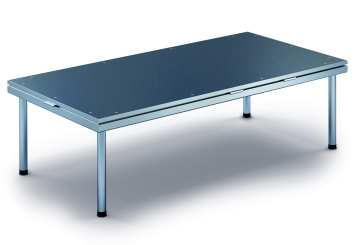 2 m x 1 m Palco mobile EBM850/2, 605 mm alto, 1 moduli 850 kg carico massimo per modulo 