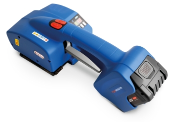 Utensile per reggiare automatica "Experte" HU-E1316 incl. batteria di ricambio, larghezza nastro 13  - 16 mm, TecMaschin 