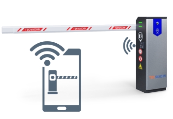 Barriera elettrica automatica, blocco parcheggio ES3500-A con controllo app e protezione antiurto, TecMaschin 