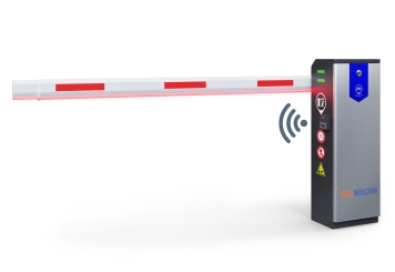 Barriera elettrica automatica, blocco parcheggio ES3500 con protezione antiurto e illuminazione a LED, TecMaschin 