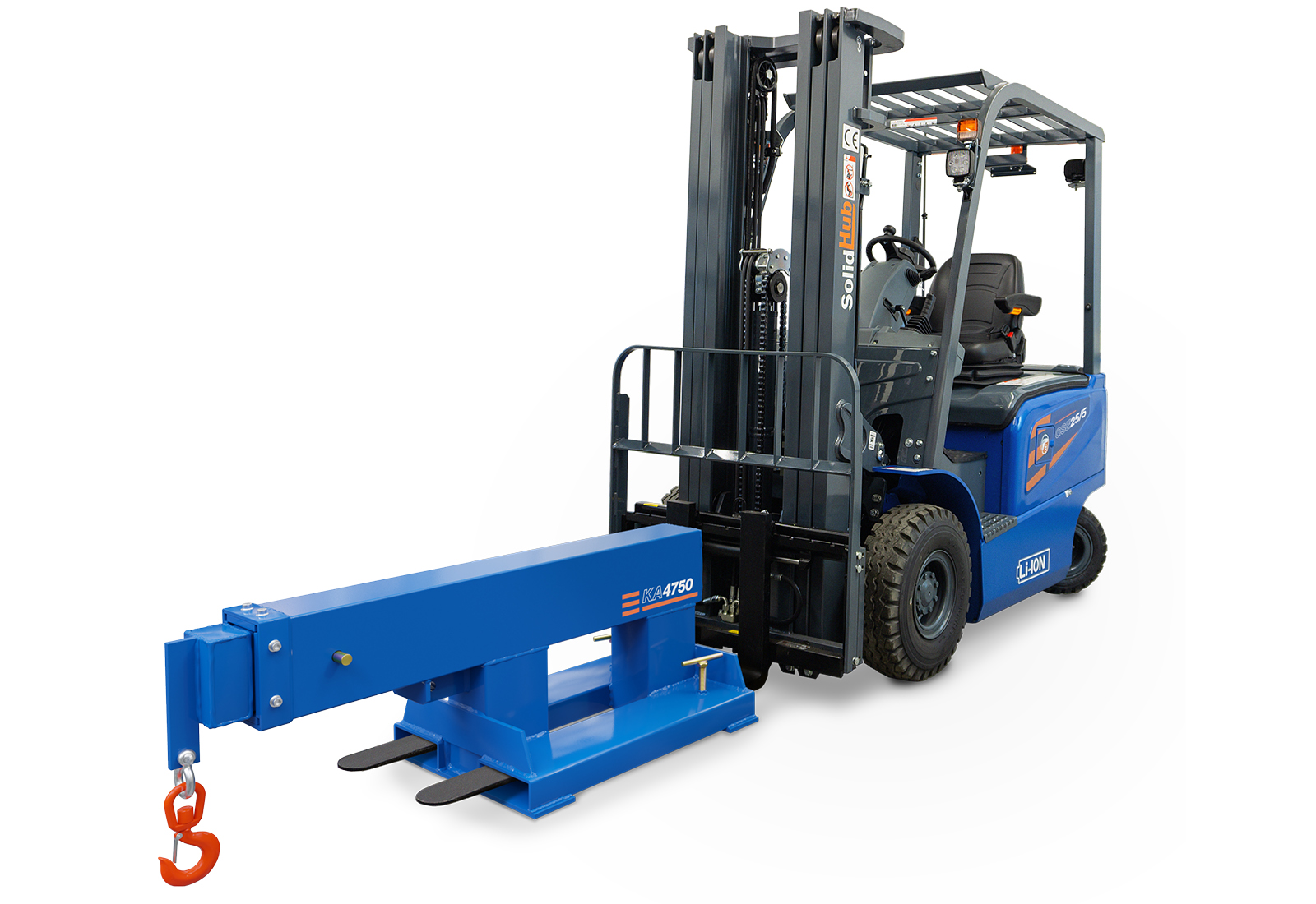 Adattatore Forcella Carrello Elevatore ECOTRIC - Per Rimorchi E Ricevitori Pallet - Foto 3