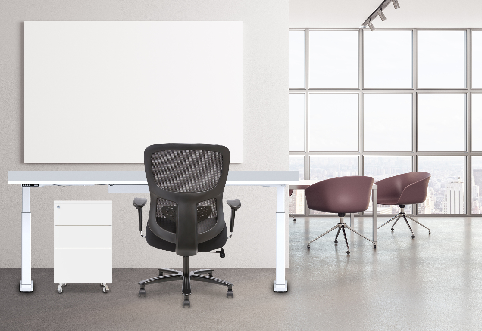 Piedistallo Mobile FRIDA Per Scrivania, 3 Cassetti, 400 Mm X 455 Mm X 620 Mm - Foto 10