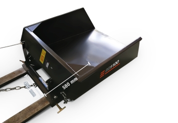 Shovel for forklift trucks SG1100, 1.100 mm width, SolidHub 