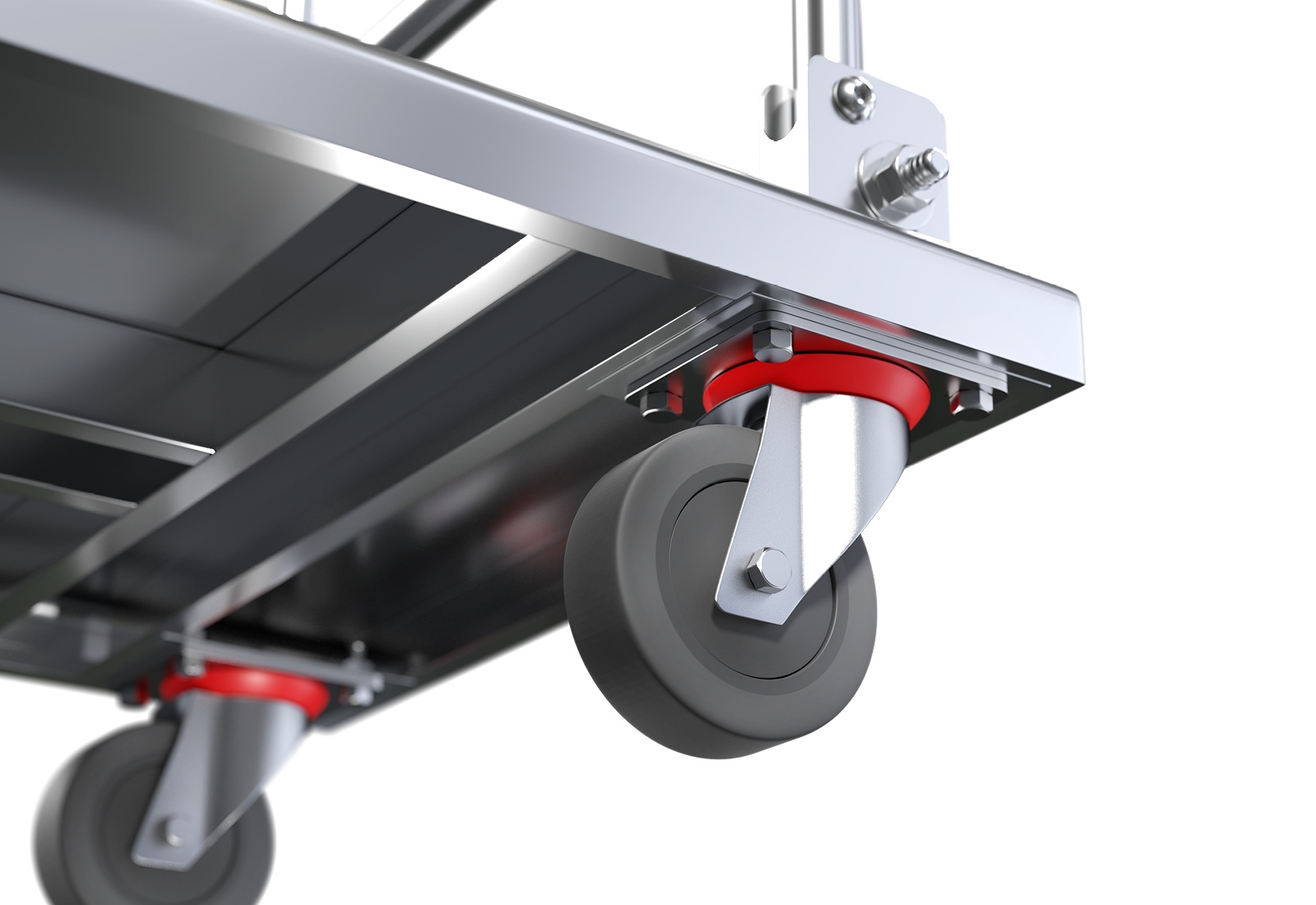 Carrello Da Viaggio Pieghevole Acclaim, Base Tubolare In Acciaio, Portata 50 Kg, Colore Cromato E Nero, 2 Ruote