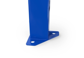 2.300 mm x 2.300 mm rayonnage d'angle / rayonnage de stockage LR2000 / profondeur 60 cm / hauteur 2 m / 2 niveaux / platelage Bois  