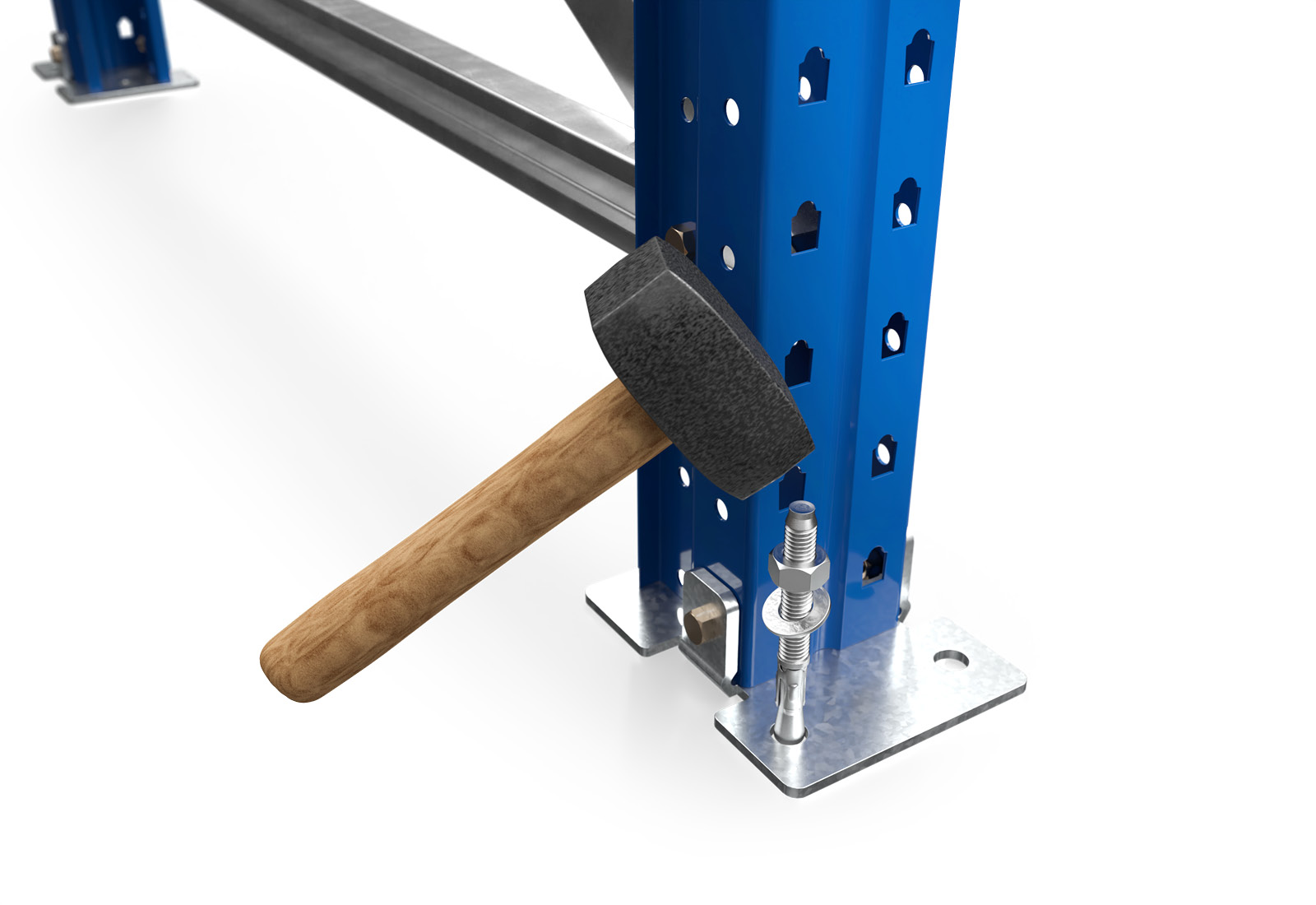Carrello Portautensili 3 Livelli In Metallo 453kg - Ruote Industriali, 76x46x93 Cm