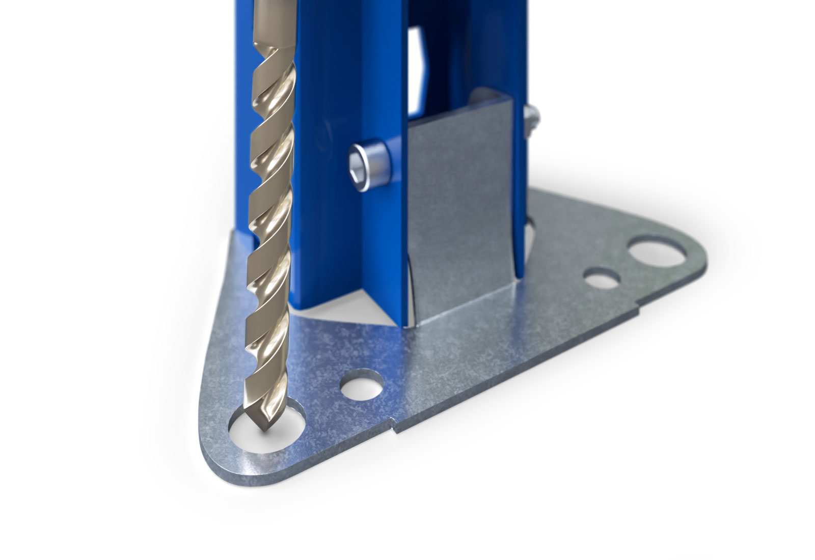 Ancoraggio a pavimento della piastra di base